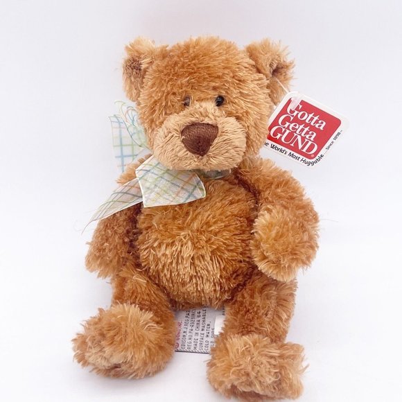 GUND Plush Bear Chauncy Junior 15221 with tags 7” - Picture 4 of 12